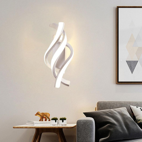 Apliques De Pared Modernos Iluminación Luz Blanca Cálida