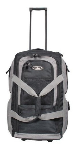 Everest Equipaje Rolling Duffel Bag, Negro, Talla Única