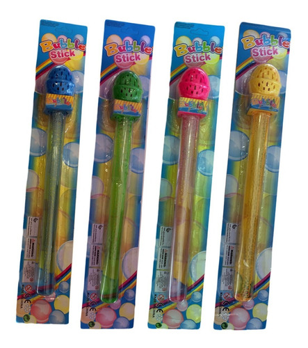 Burbujero Microfono Colores Bubble Stick