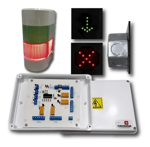 Control Por Enclavamiento De Puertas Exclusas 2 Accesos Temp