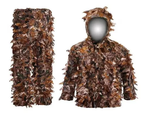 Roupa Camuflada Sniper Ghillie 3d Até 1,70 Alt, Caça Airsoft