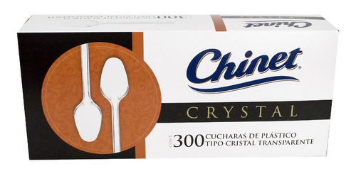 Imagen 1 de 5 de 300 Cucharas Desechables Premium Chinet Cut Crystal Grande