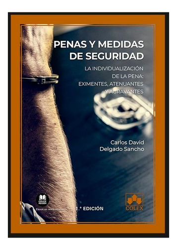 Penas Y Medidas De Seguridad, De Delgado Sancho, Carlos David. Editorial Colex, Tapa Blanda En Español