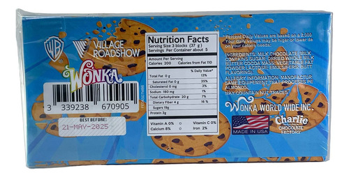 Barra Chocolate Wonka Sabor Chipsahoy 102g