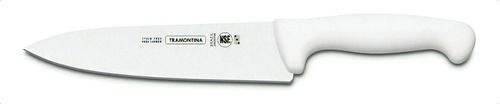 Cuchillo Carnicero 10 /25cm Nsf Acero Inoxidable Tramontina Color Blanco