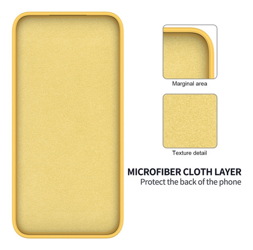 Funda De Silicona Líquida Para Zte Axon 50 Lite