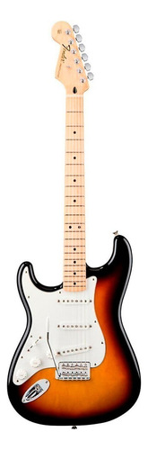 Guitarra Eléctrica Para Zurdo Fender Standard Stratocaster De Aliso Brown Sunburst Con Diapasón De Arce