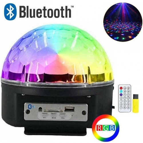  Bola Maluca Bluetooth Usb Sd Mp3 Luz Led Lk306