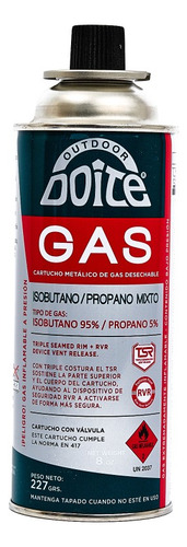 Gas Doite Propano Butano Cocinilla Soplete 227 Unidad