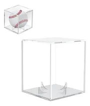 Comprar Holymid Caja De Exhibición De Béisbol Con Protección Uv De Acrílico Cubo, Soporte Cuadrado Transparente Para Exhibición De Recuerdos De Béisbol Coleccionables, Escaparate De Autografía