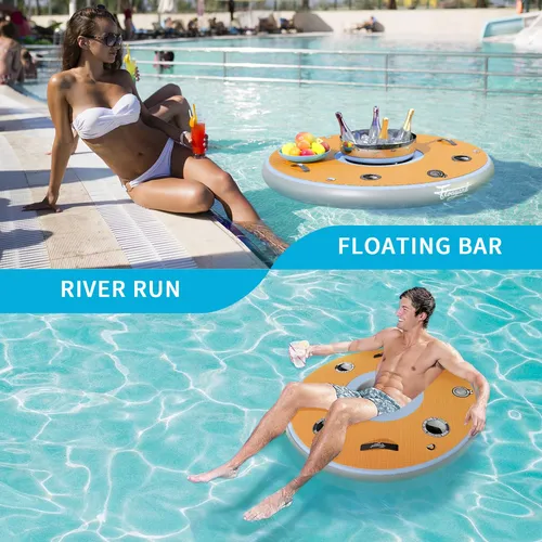 Barra Flotante Inflable Para Piscina Ivy & Lane Con Portavas