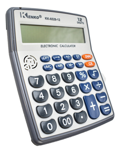 Calculadora Electronica 12 Digitos Pack 4 Kk6529 Kenko Cf Color Plateado /negro