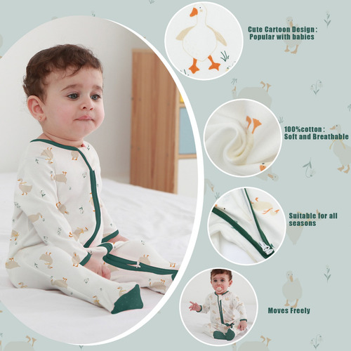 Pijama Para Bebé De Una Sola Pieza, Antideslizante
