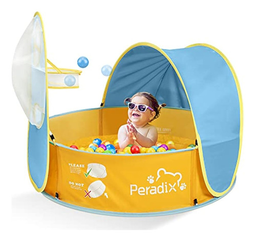 Peradix - Piscina Infantil Para Niños Y Mascotas, Carpa Para