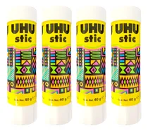 Comprar 4 Pegamentos Adhesivos En Barra Uhu Stic 40g