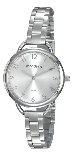 Relogio Mondaine Feminino Prata Pequeno Numeros 32154l0mvne1