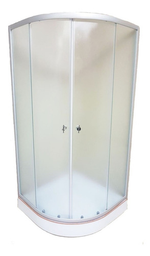 Box Cabina De Ducha Curva Mampara 90*90 Sin Base