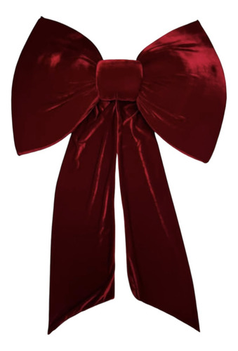 Moño Terciopelo Jumbo Para Arbol De Navidad