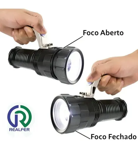 Lanterna Tática Led Potente 1200lm Recarregável Bmax-8806