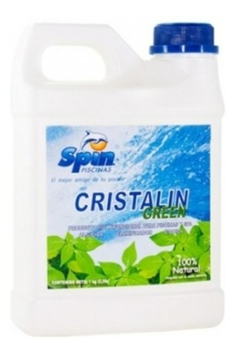 Spin Cristalin Green Para Alberca De 1 Litro / Lt