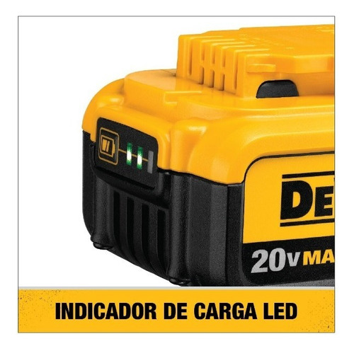 Batería Dewalt Dcb204-b3 Xr, 4,0 Ah, 20 V , Iones De Litio