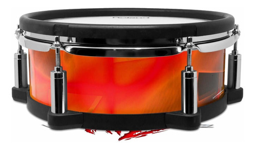 Envoltura Para Roland Pd-108 Drum Cubic Shards Amarillo