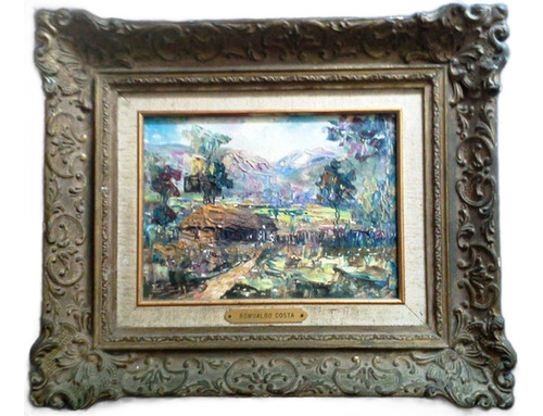 Pintura Al Óleo Paisaje Impresionista Romualdo Costa (Usado)