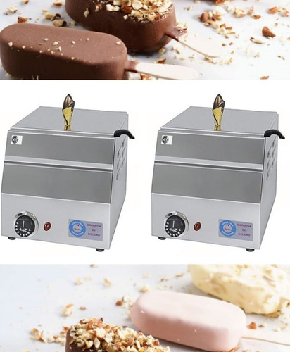 Bañadora Chocolate De Acero Inox 2,25 Cc Tacho Extra Premium