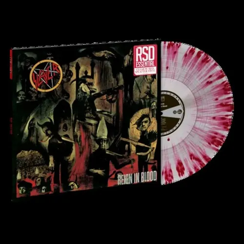 Lp Slayer Reign In Blood - Rsd Clear With Red Splatter Vinyl