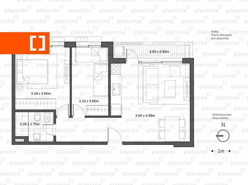 Venta De Apartamento Obra Construcción 2 Dormitorios En Tres Cruces, Nostrum Plaza 2 Unidad 521