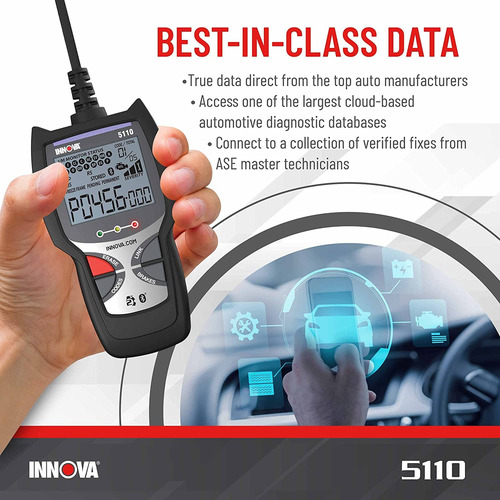 Escáner Obd2 Innova 5110 Con Abs, Luz Antismog Y Luz De Rein