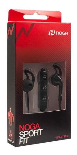 Imagen 4 de 7 de Auriculares Bluetooth Noga Sport Fit Ng Bt325 In Ear Control