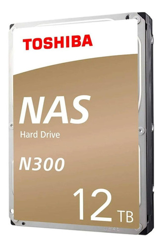 Disco NAS interno Toshiba N300 HDWG21CXZSTA 12TB