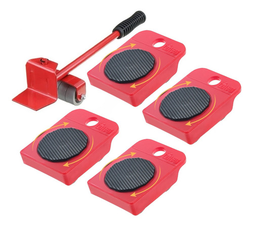 Conjunto De Rodas Para Mover Móveis Até 150kg Fácil