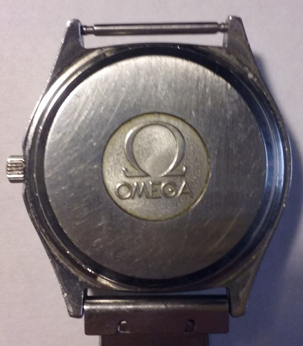 Antiguo Reloj Omega Suizo Y Malla Elástica Germany Plateado Plateado Plateado (Usado)