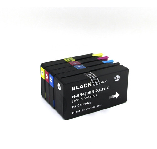 Imagen 2 de 4 de Cartucho Generico Para Hp 954xl Negro 7740 2000 Paginas