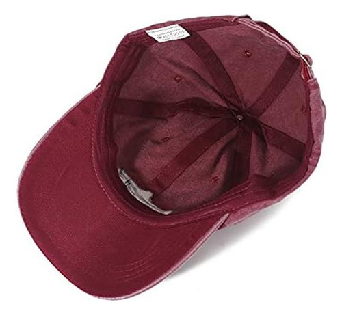 Zlyc Gorra De Béisbol De Algodón Bordada Gorra Ajustable Sna