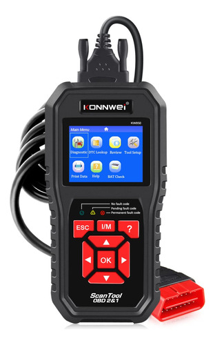 Konnwei Obd2 Escner Profesional Del Coche Obd Ii, Auto Diagn