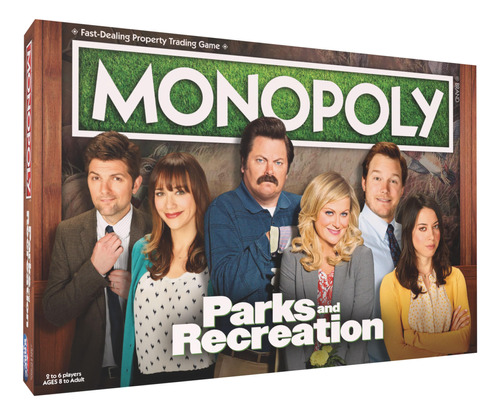 Monopoly: Parks & Recreation Edition Juego De Mesa