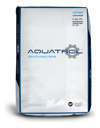 Resina Cationica Sodio Saco 25 Kg Aquatrol Suavizador Agua