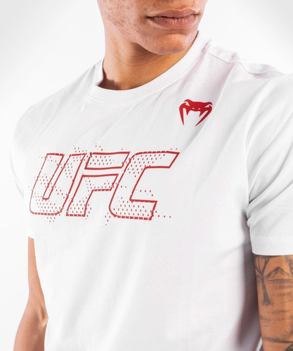 Playera Mma Ufc Venum Authentic Fight Week - Blanco