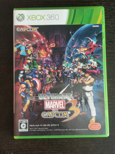 Ultimate Marvel Vs. Capcom 3 Xbox 360 Original Fisico (Usado)