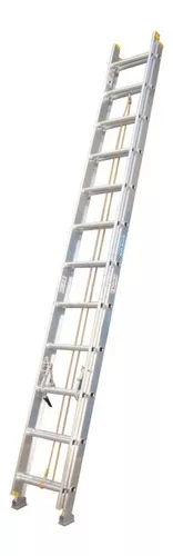 Escalera de Aluminio Extensible 3 x 11 Peldaños