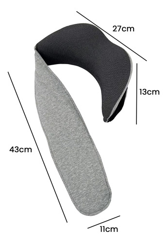 Almohada De Viaje, Viscoelástica Memory Foam Y Algodon