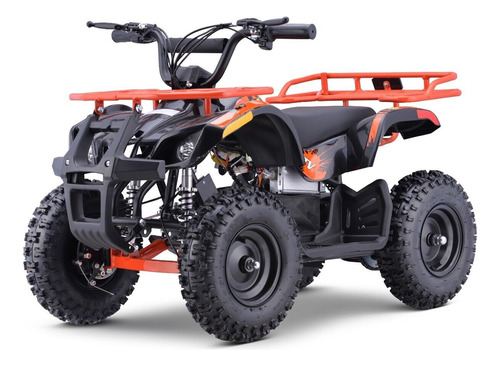 New Orange Children's Youth 36v 500w Atv 4 Wheels Battery D