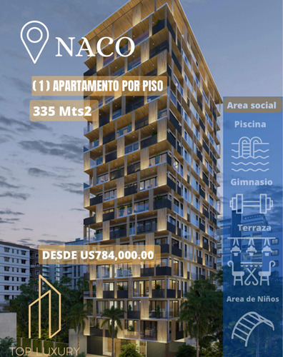 Proyecto Un Apartamento Por Piso En El Exclusivo Secto Naco