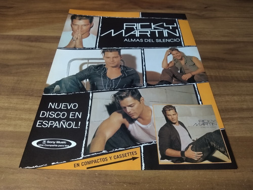 (pd287) Publicidad Ricky Martin * Almas Del Silencio * 2003