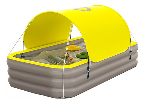 Piscina Inflable Rectangular Portátil Familiar 305x180x60cm