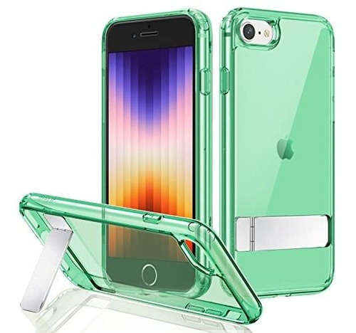 Jetech Kickstand Case For iPhone SE 3/2 (2022/2020 Ynp4t