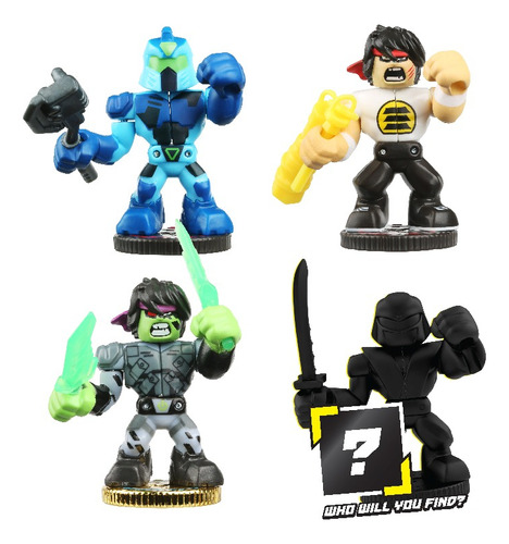 Akedo Ultimate Arcade Warrior Sorpresa X4 Packlujo Mundotoys